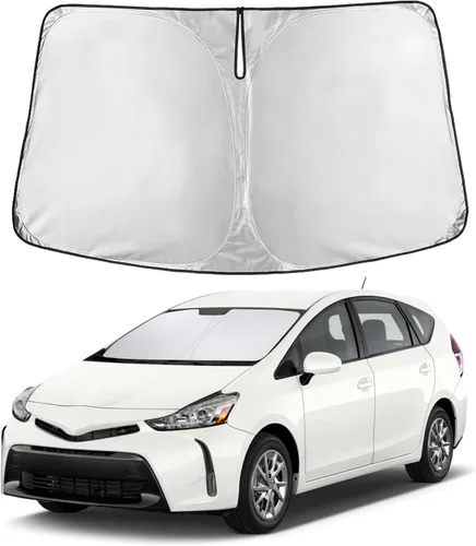 Miniatura 55 de Autovir Parasol para parabrisas Rivian R1S 2022-2024 2025 2026, parasol para ventana delantera, protección UV, bloqueador de calor, accesorios