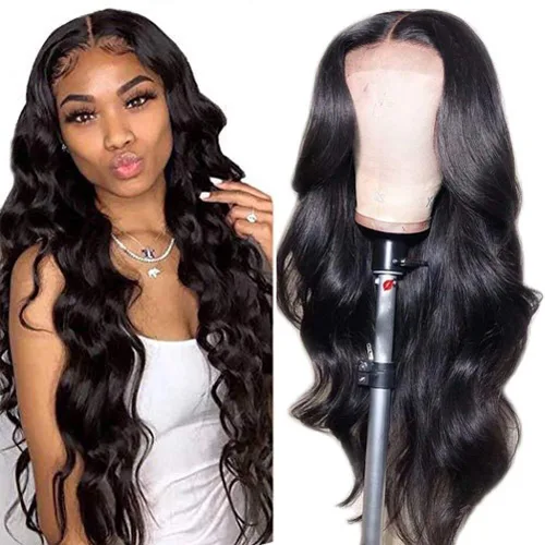 Miniatura 18 de Pelucas de cabello humano ondulado HD de densidad 250 con encaje frontal, prearrancadas de 13 x 4, pelucas de cabello humano con baby hair, sin