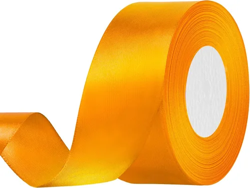 Miniatura 46 de SHOWIN - Cinta de satén morada de doble cara de 1 1/2 pulgadas x 50 yardas continuas para envoltura de regalos, decoración de boda y ramos florales