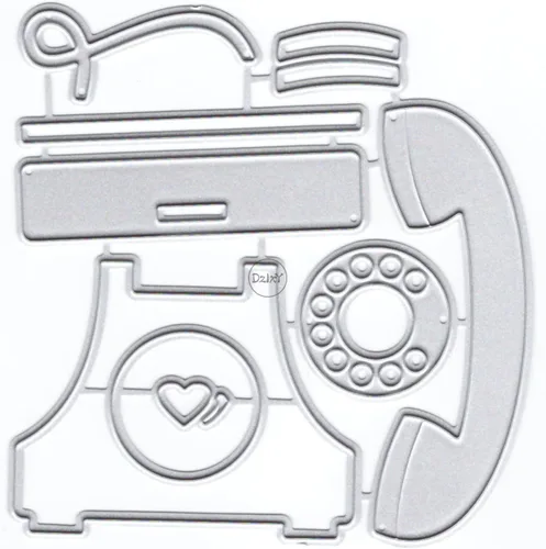 Miniatura 21 de DzIxY Mochila Zapatos Troqueles de corte de metal para kit de fabricación de tarjetas, troqueles de papel en relieve, plantillas de máquina de 8