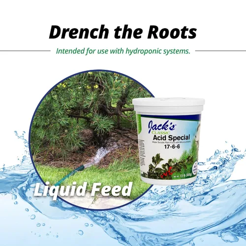 Miniatura 6 de Jack's Classic Fertilizante soluble en agua especial ácido 17-6-6 con micronutrientes para promover el crecimiento vegetativo y floraciones
