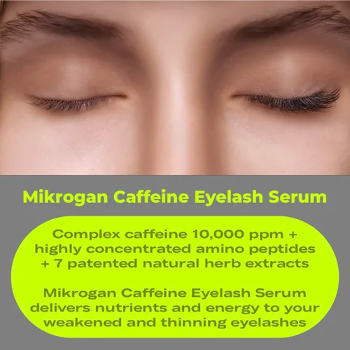 Miniatura 2 de MIKROGAN CAFFEINE - Suero para el crecimiento de pestañas y cejas