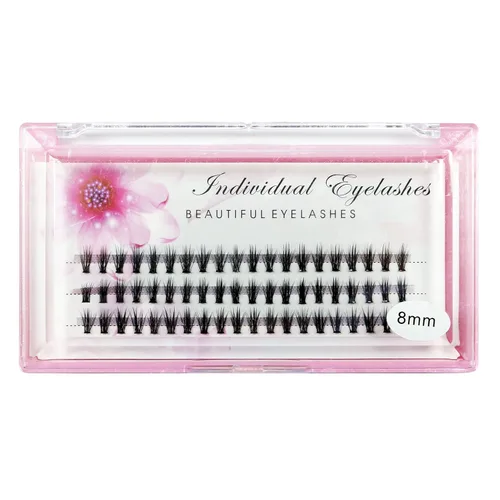 Miniatura 2 de Bodermincer Pestañas postizas de injerto 20D suaves 0.07 C Curl racimos de pestañas kit de extensiones de pestañas individuales, extensiones