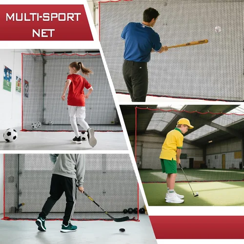 Miniatura 4 de Red de Golf, 10 pies, 15 pies, 20 pies Red Deportiva - Red de Práctica Multi-Deportiva de Servicio Pesado y Alto Impacto para Golf, Béisbol, Fútbol