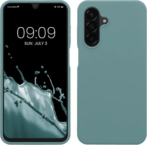 Miniatura 137 de kwmobile Funda Compatible con Samsung Galaxy A14 5G - Funda de teléfono de TPU y silicona con acabado suave - Verde Lima