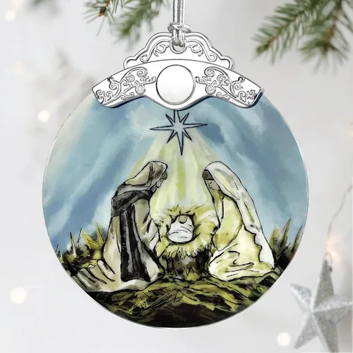 Miniatura 22 de Jocidea Adornos navideños de búho - Adornos festivos de vidrio manchado, adornos para árbol de Navidad, regalos de Navidad para amantes de los búhos