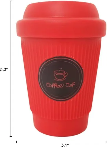 Miniatura 28 de Taza de café sellada con paja de trigo, taza de plástico portátil creativa, taza de alimentos de alto valor que acompaña a beber 16.9 fl oz/17 oz