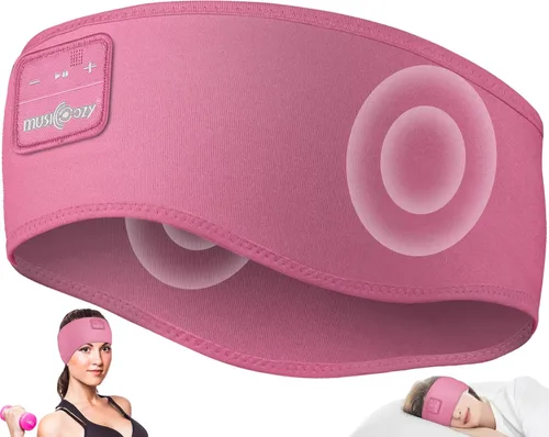 Miniatura 20 de MUSICOZY Auriculares Bluetooth 5.4 con Diadema para Deportes y Sueño, Máscara para los Ojos Inalámbrica para Dormir con Auriculares para Personas
