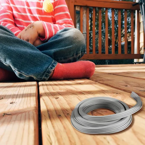 Miniatura 5 de Kingdder Relleno para juntas de expansión de concreto, relleno para grietas en el pavimento, tira de goma EPDM flexible para reparación de grietas