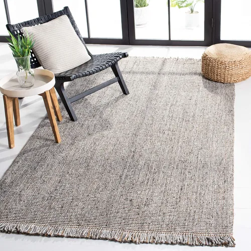 Miniatura 18 de SAFAVIEH Natural Fiber Collection - Alfombra decorativa de 2 x 3 pies, carbón y natural, yute tejido a mano, ideal para zonas de alto tráfico