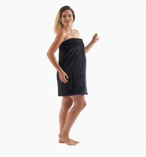 anatolian Toalla envolvente de algodón orgánico para mujer, ajustable, para después de la ducha, toallas de felpa para usar en el gimnasio, piscina,