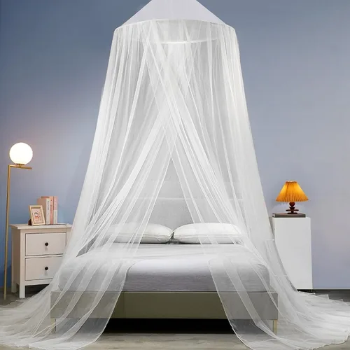 Miniatura 6 de Dosel Decorativo de Princesa para Cama de Niños, Dosel de Cama Suave y Duradero para Habitación de Niñas, Dosel de Tienda Soñador, Mosquitero, Ropa