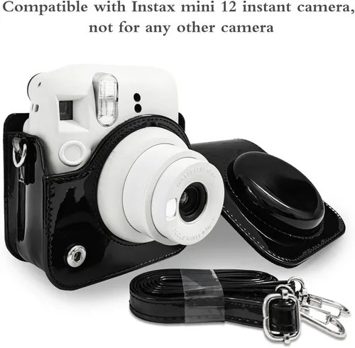 Miniatura 2 de Sunmns Kit de accesorios compatible con cámara instantánea Instax Mini 12, incluye funda para álbum, calcomanías para marcos de fotos, filtros