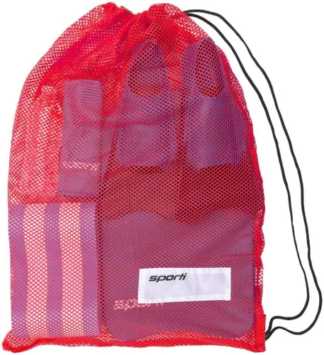Miniatura 13 de Bolsas de Equipo de Natación Sporti, Mochila de Cordón de Malla, Bolsa de Natación para Nadadores, Mochila de Malla para la Playa Verde