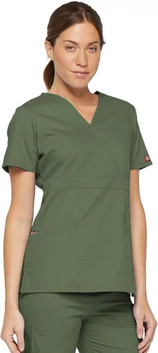 Miniatura 6 de Dickies EDS Signature Mock Wrap Top con múltiples bucles para instrumentos