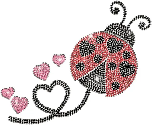 Miniatura 20 de MAYJOYDIY Alas de transferencia termoadhesivas con texto de ángel con diamantes de imitación, parches de reparación de ropa, apliques de amor