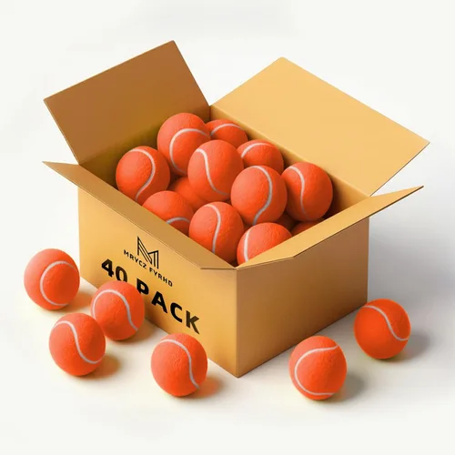 Miniatura 17 de 30/40 Pack Training Tennis Balls, Pet Dog Playing Balls, Practice Tennis Balls with Mesh Bag for Transport and Beginner Training Amarillo-Paquete