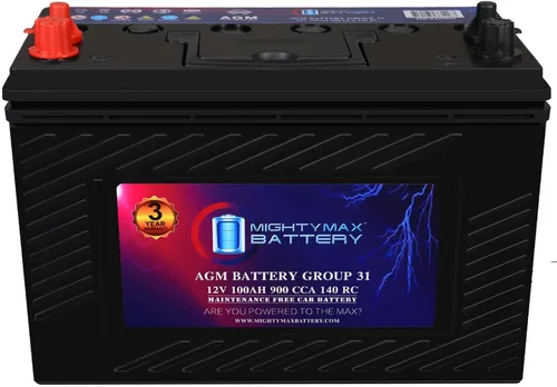 Miniatura 17 de Batería Mighty Max Battery MM-G35 de Arranque y Parada para Coche BCI Grupo Tamaño 35 12V 55Ah, 100RC, 650 CCA Batería de Coche AGM Recargable