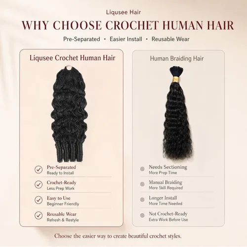 Miniatura 8 de Pelo rizado birmano de ganchillo rizado de plumas de ganchillo cabello humano negro natural negro 14 pulgadas