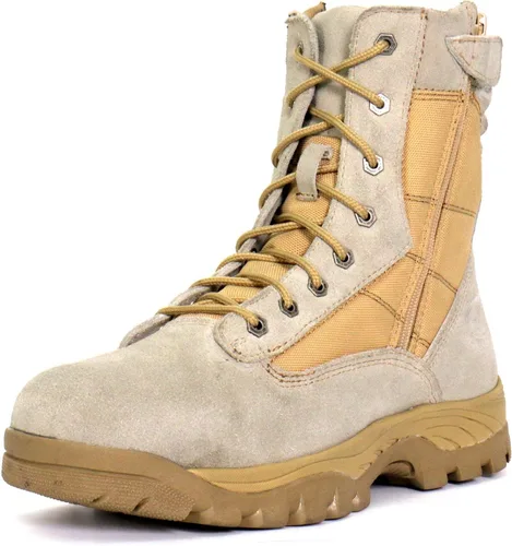 Miniatura 2 de Hot Leathers BTM1013 - Botas de cuero marrón con cordones y cremalleras para hombre, 7