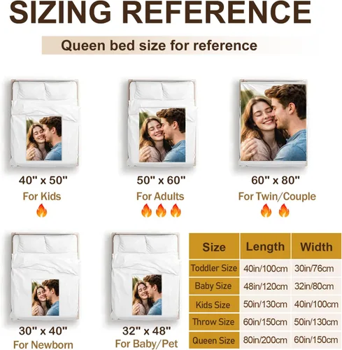 Miniatura 4 de Ships Next Day, Manta para el día de San Valentín, regalos para ella y él, manta personalizada con foto, manta personalizada de franela