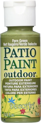 Miniatura 21 de DecoArt Patio Paint Pintura acrílica de 2 onzas color amarillo sol Sunshine Yellow