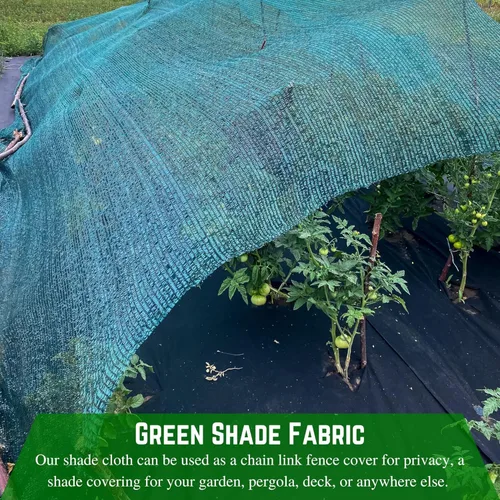 Miniatura 3 de Farm Plastic Supply - Tela de sombra verde - 70% - Tela de malla para pantalla de privacidad de vallas, sombra de jardín, malla para cercas