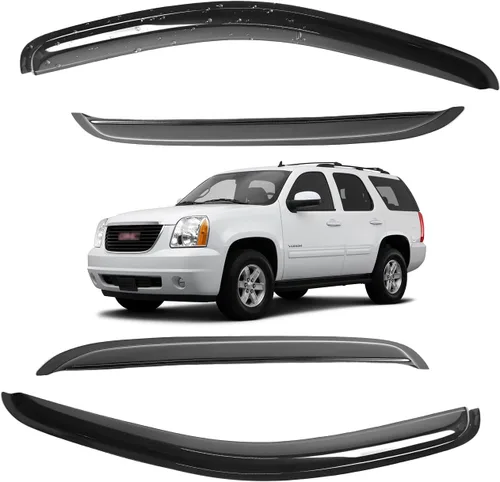 Miniatura 24 de Viseras para ventanas para Mazda 3 Sedán 4 puertas 2004 2005 2006 2007 2008 2009 estilo JDM Mugen, deflector de viento, protector solar y de lluvia