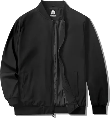 URBANFIND Chaquetas bomber para hombre, casuales, ligeras, cortavientos, a la moda, abrigos de primavera y otoño