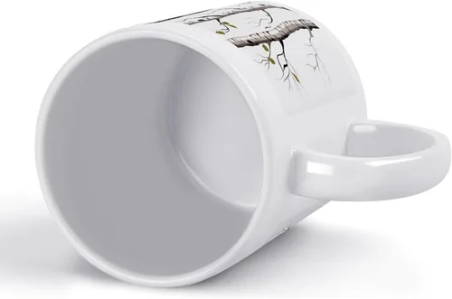 Miniatura 4 de Birch Tree Coffee Cup Ceramic, Sublimation Mugs with Large Handle for Tea, Personalized Machine Washable Drinking Mug for Buffets, Home, And