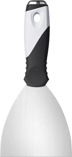Miniatura 6 de Mister Rui Raspador de pintura, herramienta de espátula pequeña de metal de 2 pulgadas para madera, cuchillo de acero inoxidable con extremo