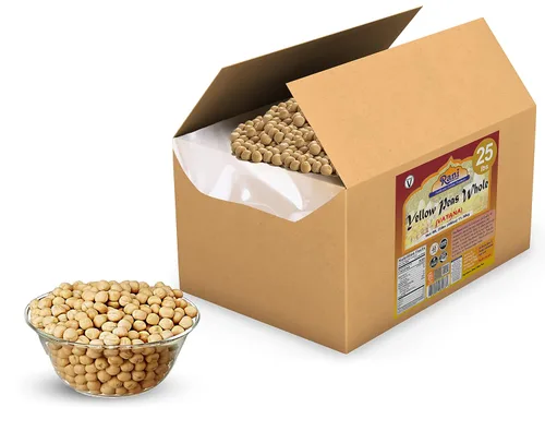 Miniatura 4 de Rani - Guisantes amarillos enteros, secos (Vatana, Matar) 400 onzas (25 libras) 11,36 kg Caja a granel ~ Todo natural Vegano Apto para gluten