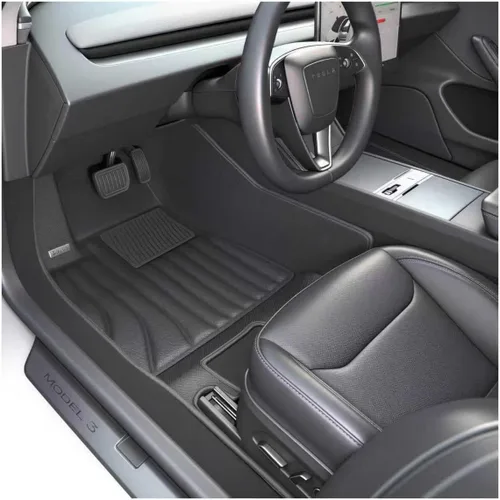 Miniatura 2 de SUPER LINER 6 alfombrillas suaves y accesorios para Tesla Model 3 Highland (2024,2025,2026) - Protección para todo tipo de clima, revestimiento
