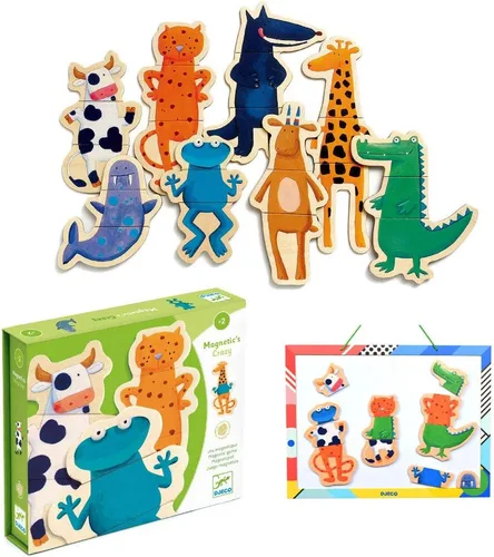 Djeco Crazy animales magnéticos (24 unidades)