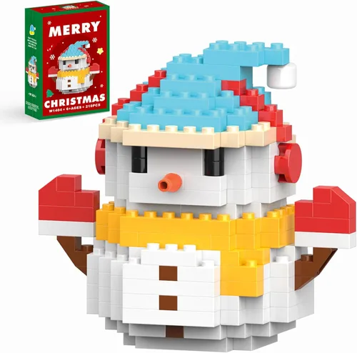 Miniatura 19 de Christmas Advent Calendar 2026 Building Sets Compatible with Lego Christmas 24 Days Countdown Gifts 24 Packs Christmas Model Building Micro Blocks