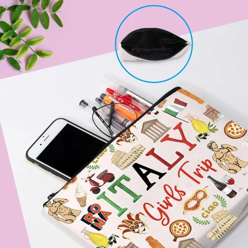 Miniatura 6 de Regalo de viaje a Italia Regalo de recuerdo italiano Regalo de vacaciones Italia Bachelorette Trip Gift Italia Bolsa de viaje para amantes