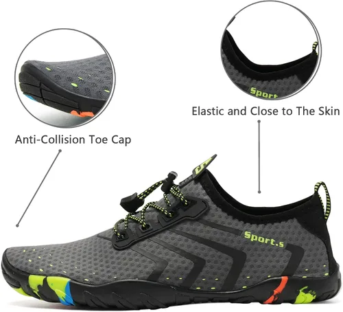 Miniatura 5 de WateLves Water Shoes Mens Womens Beach Swim Shoes Quick-Dry Aqua Socks Pool Shoes for Surf Yoga Water Aerobics