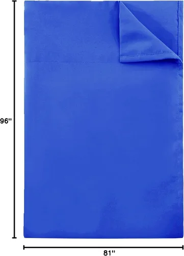 Miniatura 6 de Sfoothome Sábana Plana Azul Real, Sábana Superior de Microfibra Ultra Suave y Cómoda Tamaño Full