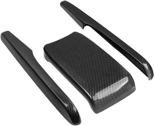 Miniatura 2 de Ruiya Accesorios de fibra de carbono para Honda Civic de 10ª generación, diseño de fibra de carbono, funda para reposabrazos Honda Civic 10ª