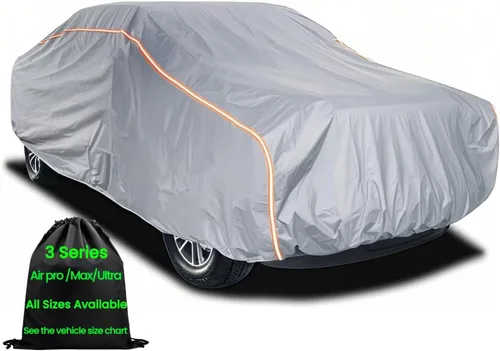 Miniatura 17 de Cubierta impermeable para todo tipo de clima para la nieve del coche Hatchback, lonas de coche Tamaño como: Golf GTI, VW Beetle Interior Algodón