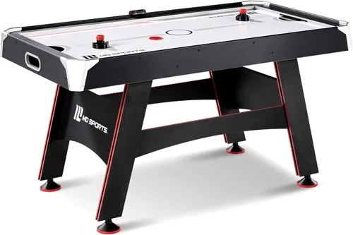 Miniatura 9 de MD Sports Mesa de Air Hockey con anotador electrónico de arcade, perfecta para salas de juegos familiares