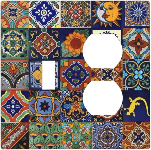 Miniatura 33 de Hojas de eucalipto, vegetación, flores de vid, sencillez, cubiertas decorativas de salida de 1 pandilla, placa de pared para interruptor de luz