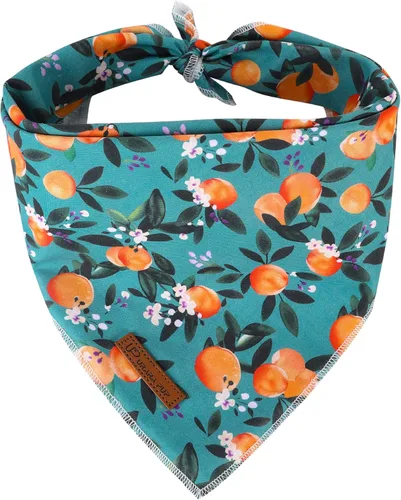 Miniatura 9 de Bandana de verano para perros, bufanda triangular de rejilla de algodón cómoda para perros medianos y grandes, pañuelo lavable para mascotas