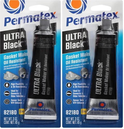 Miniatura 12 de Permatex 22072 Ultra Black Máxima Resistencia al Aceite RTV, fabricante de juntas de silicona, Sensor Seguro y No Corrosivo, para aplicaciones