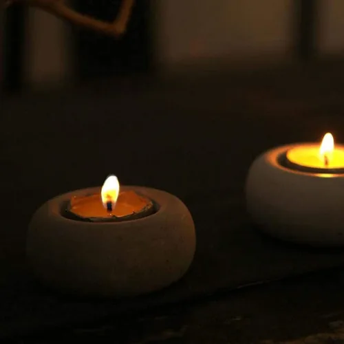 Miniatura 4 de Moldes de vela, Molde de silicona de cemento de hormigón molde de vela de bricolaje maceta de flores titular del molde de plantas suculentas