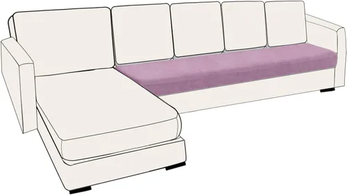 Miniatura 71 de UNBBRRL Fundas de cojín de asiento para sofá, elásticas, funda de cojín individual para sofá, fundas de cojín para sofá, fundas de héroe protegen
