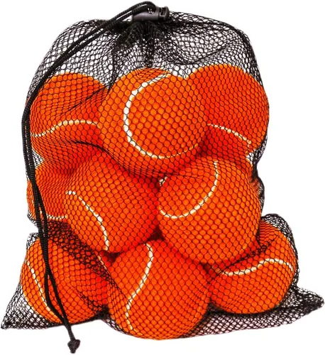 URBEST Pelota de tenis, 12 paquetes de pelotas de tenis de entrenamiento, pelotas de práctica para jugadores novatos, pelotas de juego para perros