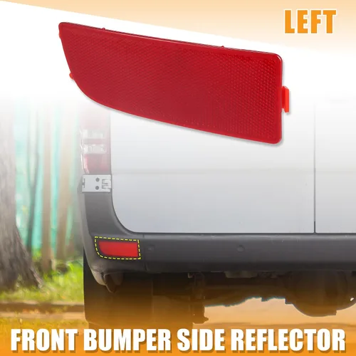 Miniatura 2 de X AUTOHAUX Parachoques delantero izquierdo reflector lateral marcador para Mercedes-Benz Sprinter 250 350 2006-2016 9068260040 reemplazo ámbar