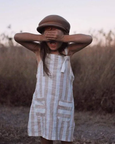 Miniatura 7 de Mono de verano para niñas pequeñas, sin mangas, de una sola pieza, con tiras, vestido casual