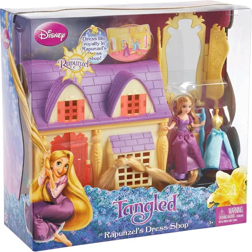 Miniatura 4 de Mattel Disney Tangled con Rapunzel Doll and Dress Shop